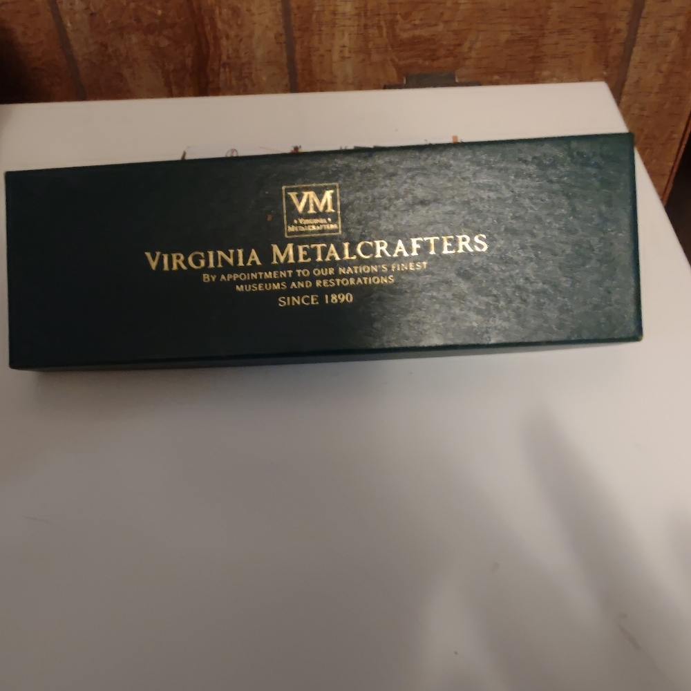 VINTAGE (VM) VIRGINIA METALCRAFTERS 1996 SOLID BRASS LETTER OPENER. LENGTH 8". - Picture 10 of 10